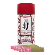 STIIIZY | Strawberry Cough | 40's Infused Pre-Roll 5pk | 2.5g