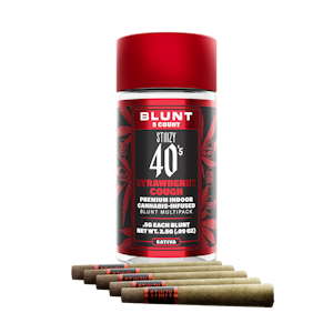 STIIIZY - STIIIZY | STRAWBERRY COUGH BLUNT - 5PK INFUSED | PREROLL | 2.5G