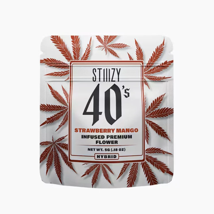 STIIIZY - Stiiizy - Infused Flower - Infused 40's - Hybrid - Strawberry Mango - (7g) Main Image