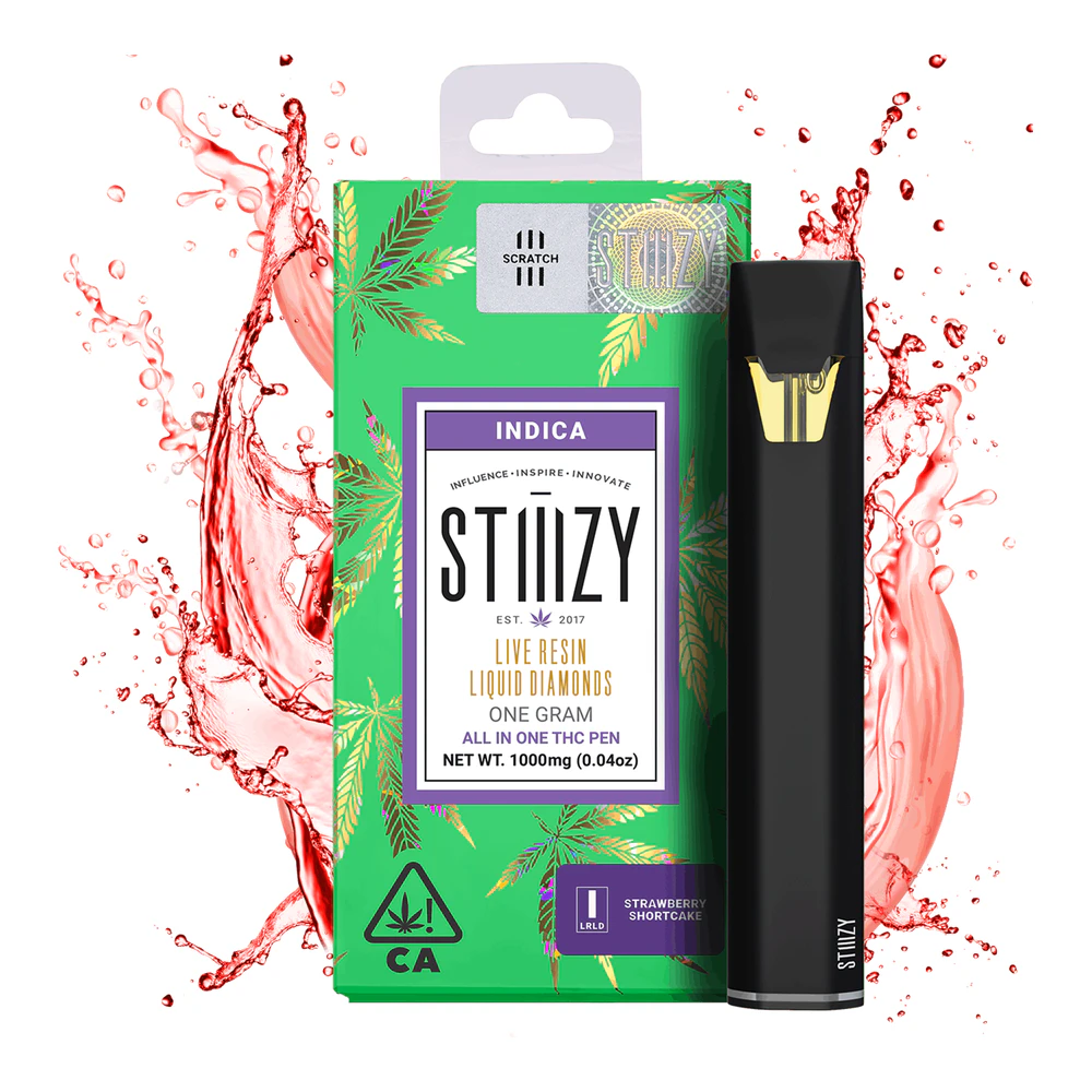 STIIIZY - STIIIZY | Strawberry Shortcake | Live Resin Liquid Diamonds All-In-One Vape | 1g Main Image