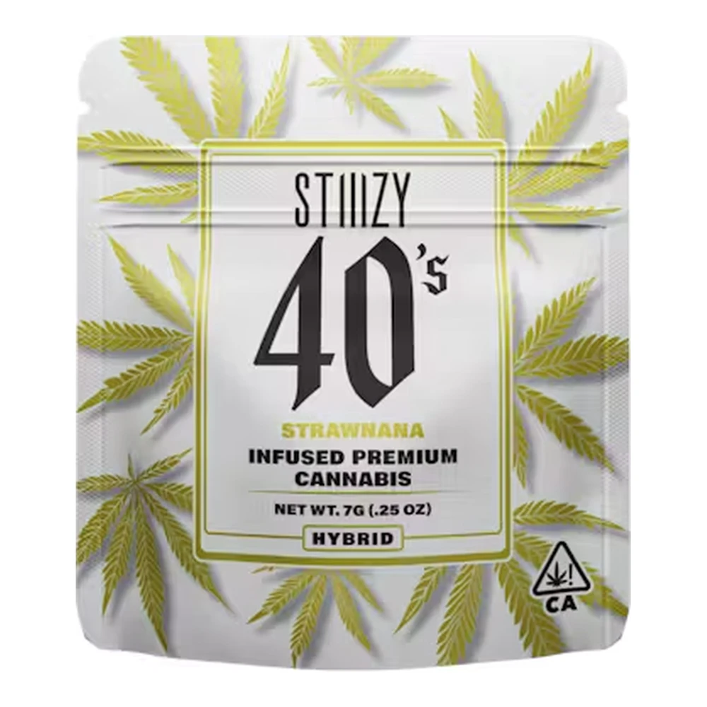 STIIIZY - STIIIZY | Strawnana | 40's Infused Indoor Flower | 1/4oz Main Image