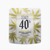 Stiiizy - Infused Flower - Infused 40's - Hybrid - Strawnana - (7g)