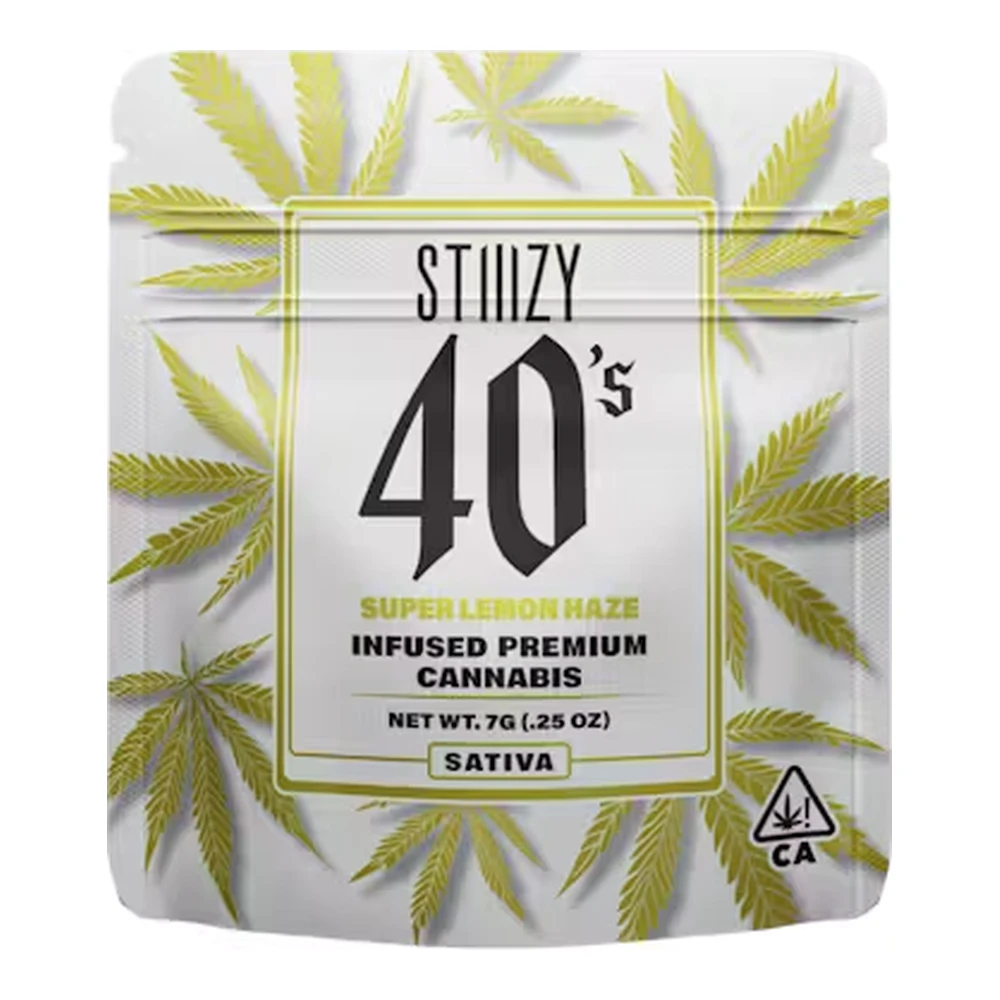 STIIIZY - STIIIZY | Super Lemon Haze | 40's Infused Indoor Flower Smalls | 1/4oz Main Image