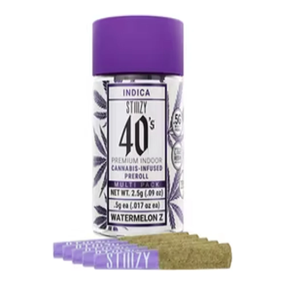 STIIIZY - STIIIZY | Watermelon Z | 40's Infused Pre-Roll 5pk | 2.5g Main Image