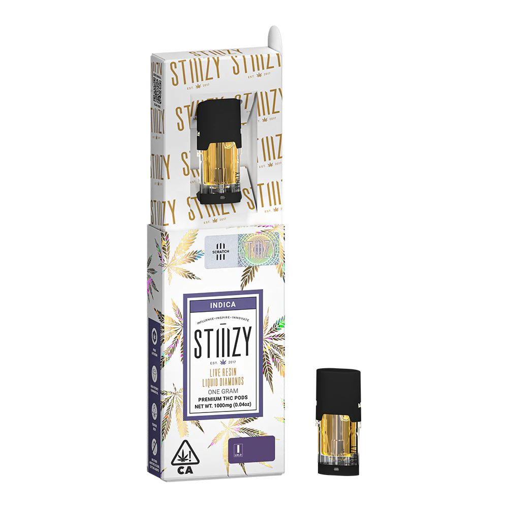 STIIIZY - Stiiizy - 1g Liquid Diamond Cartridge (Northern Lights - Indica) Main Image