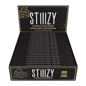 STIIIZY - Stiiizy - King Sized Papers - Unbleached - 33 Papers
