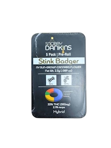 SNOBBY DANKINS - Snobby Dankins | Stink Badger 5pk | 2.5g