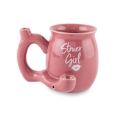  Stoner Girl Ceramic Mug - Pink - Small