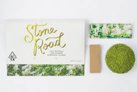 Stone Road - Lemon Berry Sunrise | Hash& THCa Diamond Infused | Preground | Flower | 14g (Stone Road)