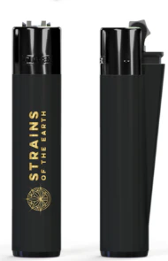 STRAINS OF THE EARTH - Strains of the Earth | Black and Gold | Clipper Lighter Main Image