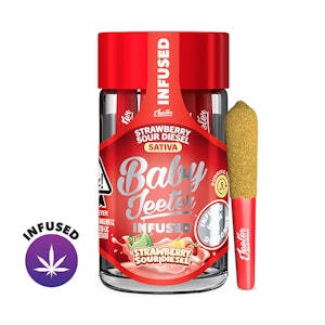 Jeeter - Baby Jeeter - 5pk Infused Pre Rolls - Strawberry Sour Diesel