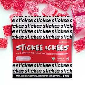 Stickee-ickees - Strawberry 200MG (5x40MG)