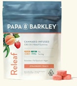  [PAPA & BARKLEY] THC Gummies - 100mg - CBD:THC 2:1 Strawberry Peach (H)