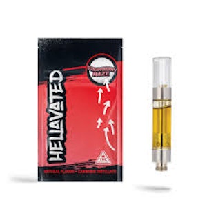 Hellavated - HELL | Strawberry Haze | 1g Sativa Flavored Distillate Cartridge