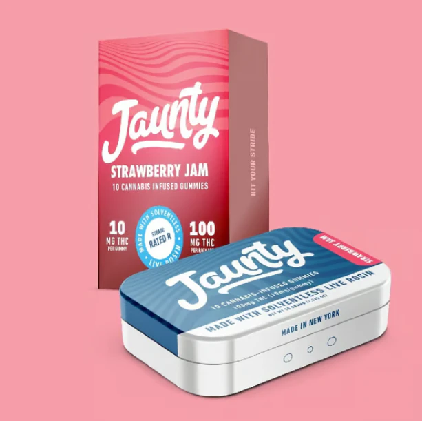 Jaunty - Jaunty- Live Rosin Gummy- Strawberry Jam 100mg Main Image