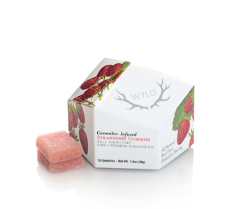 WYLD - WYLD | Strawberry | Hybrid Enhanced Gummies | 200(CBD):10mg(THC)