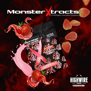 Monster Gummies Strawberry 200mg (Sativa)