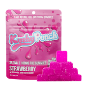  Kushy Punch - Sativa Strawberry INDIVIDUAL GUMMIES 100MG