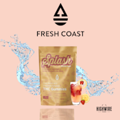 Splash Strawberry Lemonade + Lemon Sherbert Live Resin Gummies 200mg (Sativa)