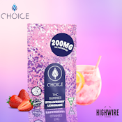 Choice Gummies Strawberry Lemonade 200mg (Sativa)