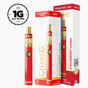 DIME - DIME - Disposable Vape - Signature Line - Sativa - Strawberry Cough - (1g)