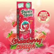 Papa's Herb - Strawberry Cough - 1g All in one Vape