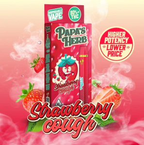 Papa's Herb - Papa's Herb - Strawberry Cough - 1g All in one Vape