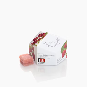 WYLD - Wyld - Hybrid - 20:1 Strawberry - (100mg) - Gummies - [200mg CBD/ 10mg THC]