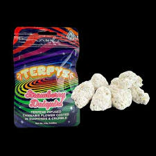 Terpy's - Creme de Canna - Terpy’s - Strawberry Daiquiri Diamond Infused Flower 3.5g Main Image