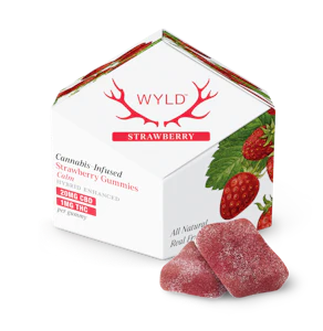 WYLD - Strawberry Gummies | 10pc 210mg 1:20 (THC:CBD)