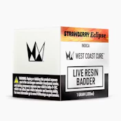 West Coast Cure - Badder - Indica - Strawberry Eclipse - (1g)