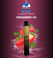 Pif Cloudz Puffs - Strawberry Ice - 2ML - Nicotine Free Vape