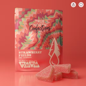 True North - True North-Gummies-Strawberry Fields-Hybrid-200mg THC