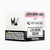 West Coast Cure - Live Resin Sugar - Sativa - Strawberry Jack - (1g)