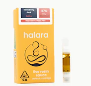Halara - Live Resin Sauce Cart - 1g - Strawberry Jack