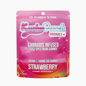 Kushy Punch - Sativa - Strawberry - Gummies - (100mg) 