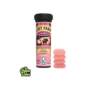 Kiva - KIVA LOST FARM - Strawberry Lemonade - Live Rosin Gummies - 100mg