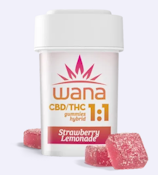 Strawberry Lemonade 1:1 CBD:THC 10pk Gummies - 100mg