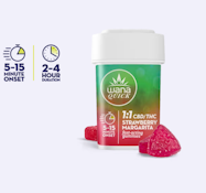 Wana Quick- Strawberry Margarita -10mg/10pk- Fast Acting Gummmies