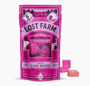 Lost Farm Strawberry "Pink Jesus" Chew 10ct | 100mg THC