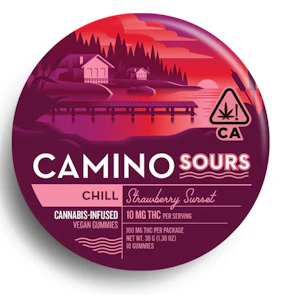 KIVA - Kiva Camino Gummies Sour Strawberry Sunset