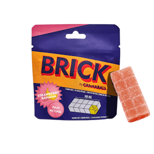 CANNABALS - Cannabals - Strawberry Banana Brick - 100mg