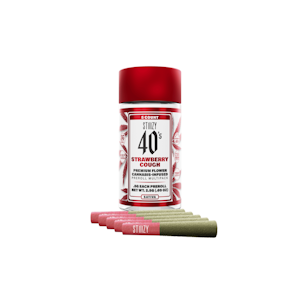 STIIIZY - Stiiizy - STRAWBERRY COUGH - .5G 40's Infused Preroll 5 Pack