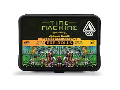 TIME MACHINE - TIME MACHINE - Prerolls - Starberry Cough - 7PK - 3.5G