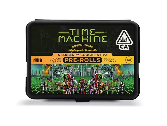 Time Machine - TIME MACHINE - Prerolls - Starberry Cough - 7PK - 3.5G Main Image