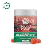 SoundView Fast-Acting Strawberry Kiwi Gummies T93.4mg H 00135