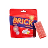 BRICK by Cannabals | Strawberry Lemonade (Live Resin) - Hybrid - (Single-Serve Gummy) - 100mg THC - b3