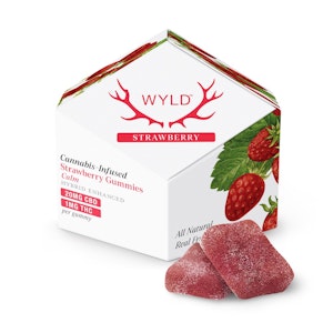 WYLD - Wyld - 10mg THC/ 200mg CBD Gummies (Strawberry - Hybrid)