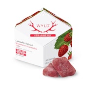 Wyld - 10mg THC/ 200mg CBD Gummies (Strawberry - Hybrid)