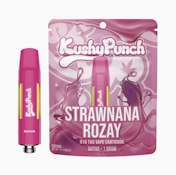Kushy Punch - 510 Cartridge - Sativa - Strawnana Rozay - (1g)